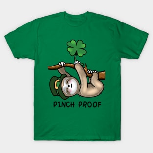 Pinch Proof St. Patrick’s Day Cute Lucky Sloth T-Shirt